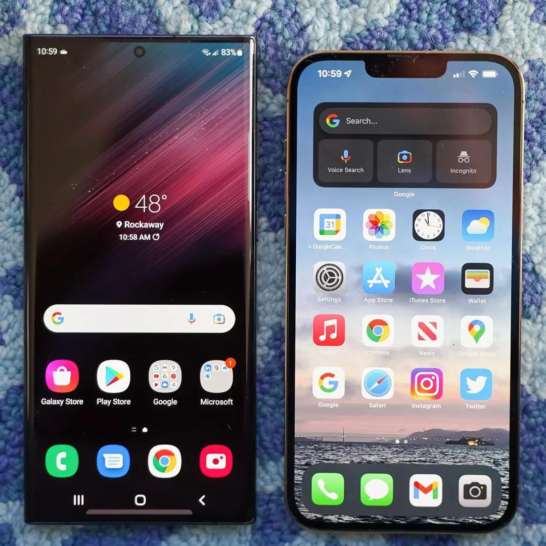 Android Authority - On the left is a phone with a CURVED display