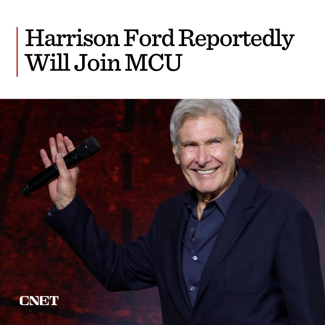 image  1 CNET - Harrison Ford, star of iconic film franchises like Star Wars and Indiana Jones, is apparently