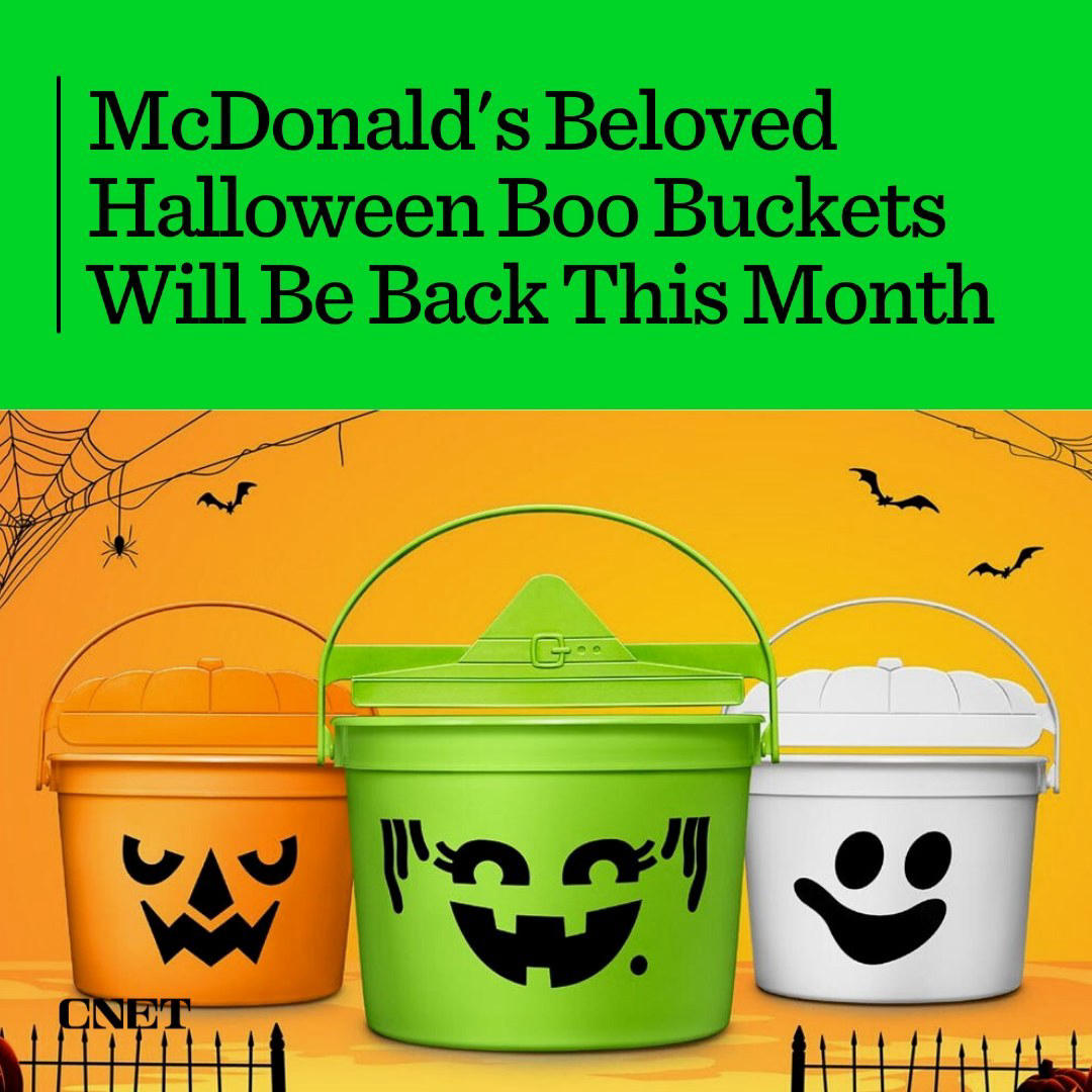 image  1 CNET - Mark your calendar for October 18 because McDonalds is brining back the nostalgic Happy Meal