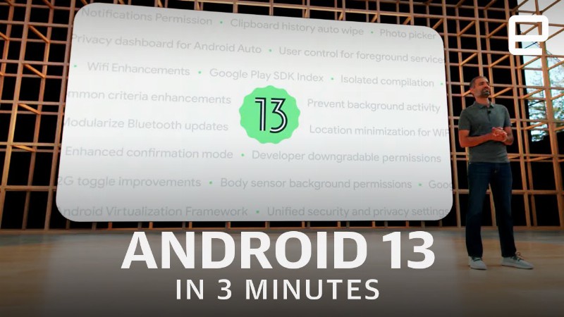 image 0 Google I/o 2022: Android 13 Keynote In Under 3 Minutes
