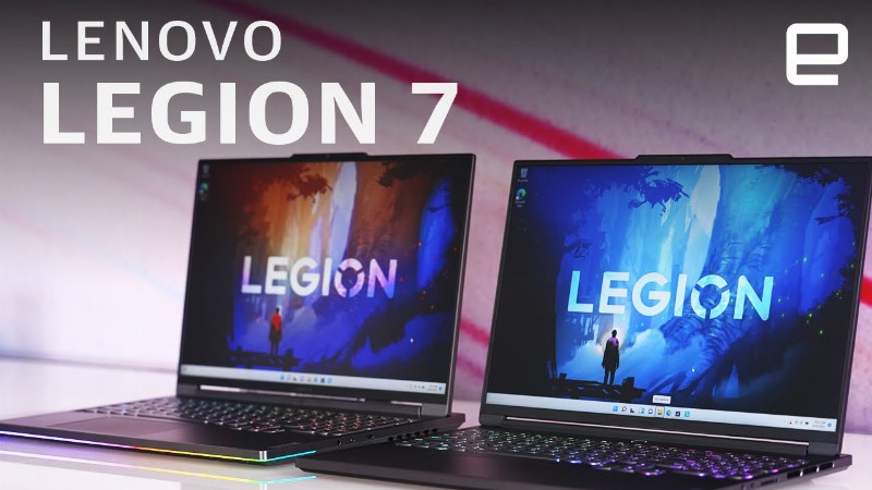 Hands-on With Lenovo's Legion 7 Gaming Laptops