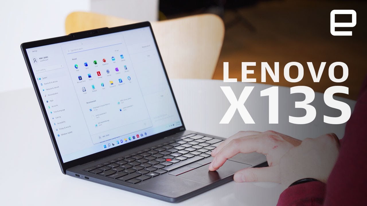 Lenovo Thinkpad X13s Hands-on At Mwc 2022