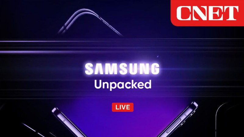 image 0 Live: Samsung Unpacked Foldable Phone Reveal Event And Cnet Watch Party