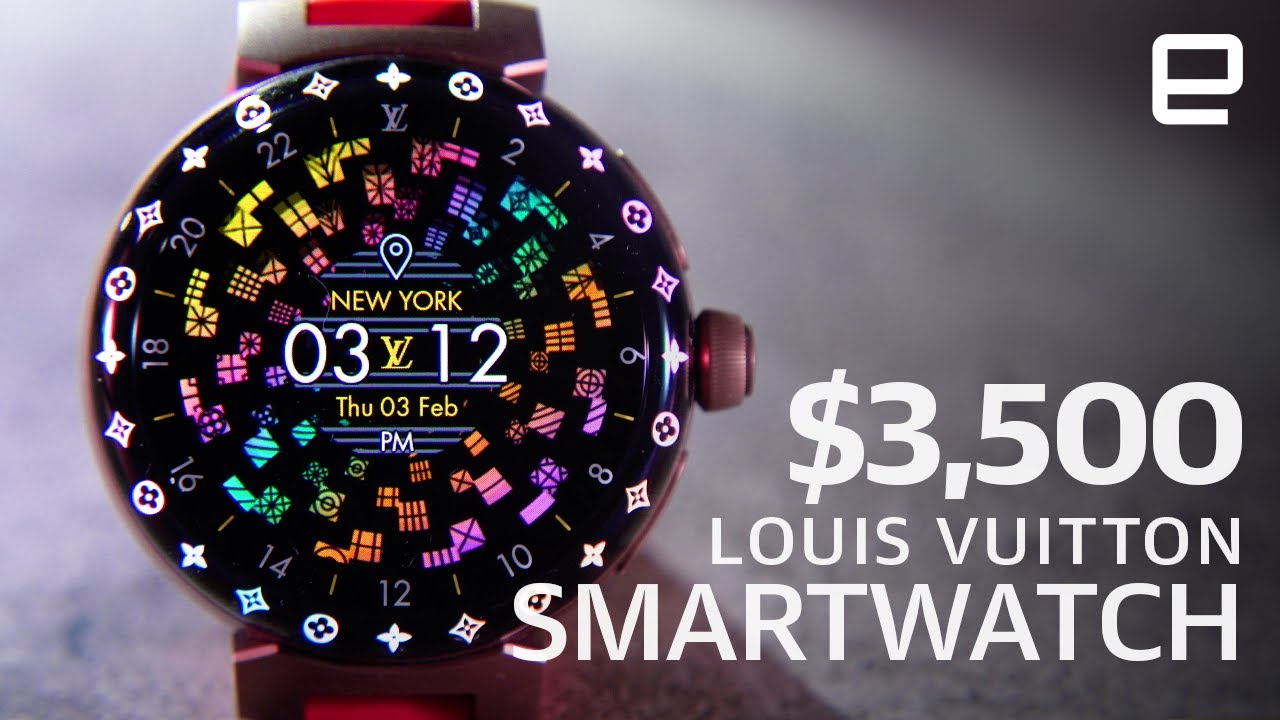 Louis Vuitton's New $3500 Smartwatch Tambour Horizon Light Up