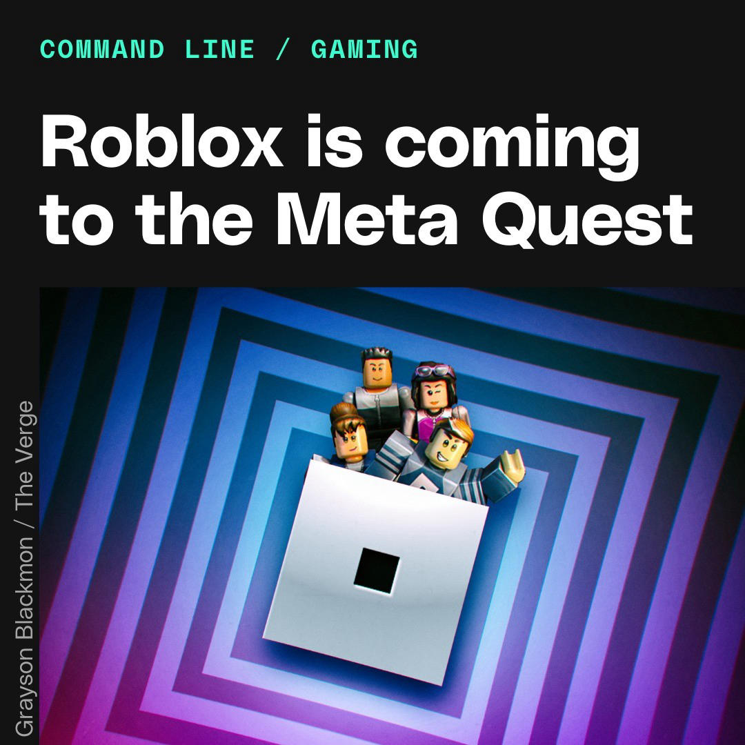 Roblox is coming to Meta Quest