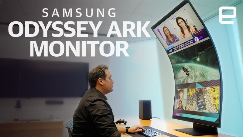 Samsung Odyssey Ark 55 Monitor Hands-on: A Cinematic Gaming Experience