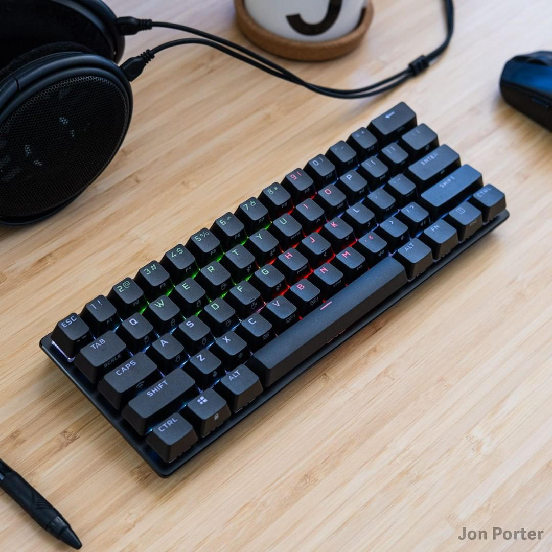 image  1 The Verge - Corsair’s K70 Pro Mini Wireless is the first keyboard from the company that includes hot