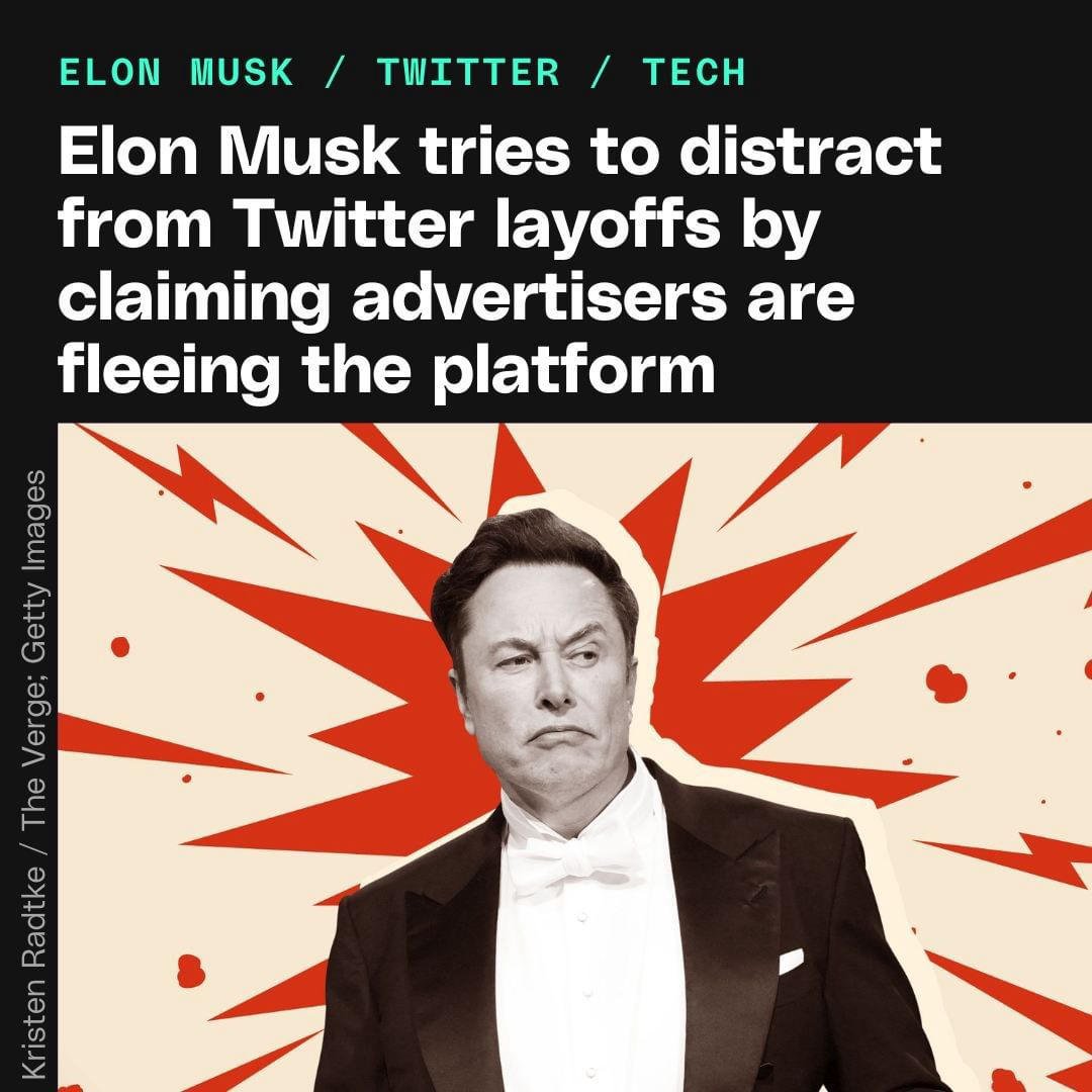 image  1 The Verge - We’re one week into Elon Musk’s stewardship of Twitter, and according to Musk, it has al
